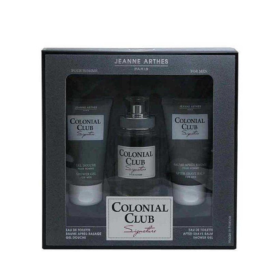 Perfumes Para Hombres JEANNE ARTHES | Jeanne Arthes Colonial Club Signature Kit (3 Piezas)