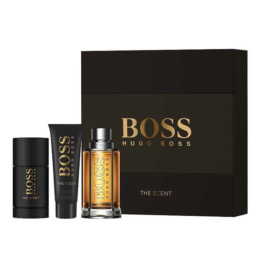 Perfumes Para Hombres HUGO BOSS | Hugo Boss The Scent Pour Homme Kit (3 Piezas)