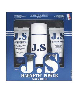 Perfumes Para Hombres JEANNE ARTHES | Jeanne Arthes J.S. Kit Magnetico Azul Marino (3 Piezas)