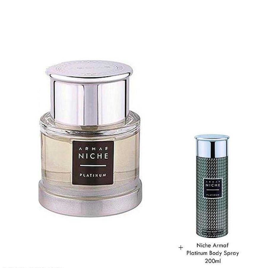 Perfumes Para Hombres ARMAF NICHE | Armaf Niche Platinum Eau De Toilette Men 90Ml + Gift