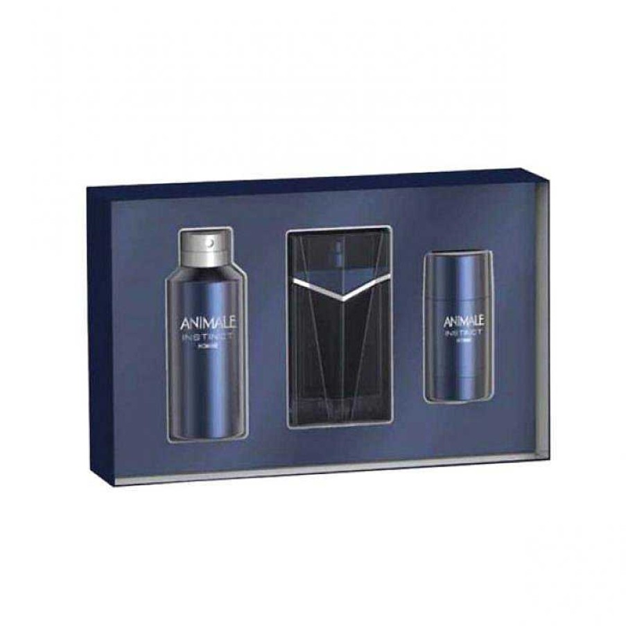 Perfumes Para Hombres Animale | Animale Instinct Homme Kit (3 Piezas)