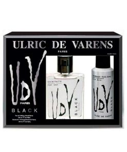 Perfumes Para Hombres ULRIC DE VARENS | Eau De Toilette Ulric Varens Black Kit Para Hombre (2 Piezas)