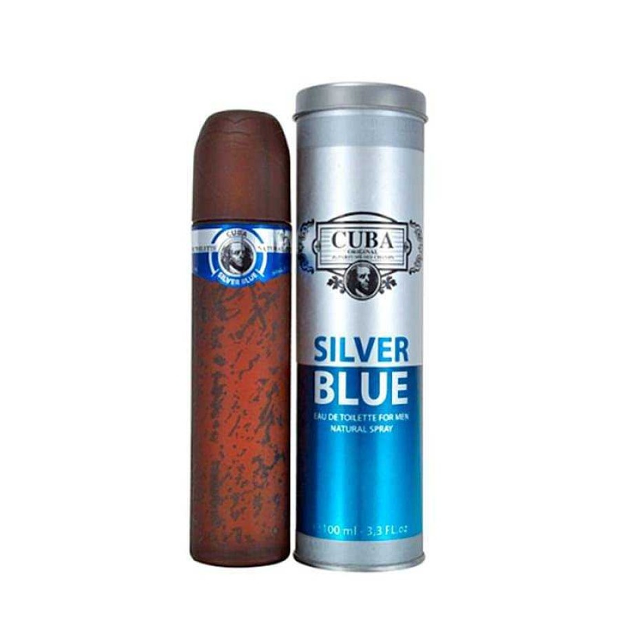 Perfumes Para Hombres CUBA | Cuba Silver Blue Male 100Ml