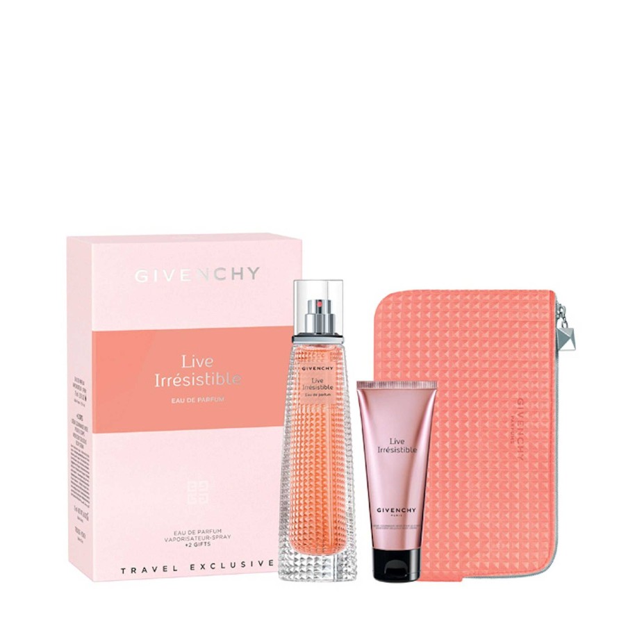 Perfumes Para Hombres Fraganza VIP | Kit Live Irresistible Edp 75Ml + Crema + Neceser