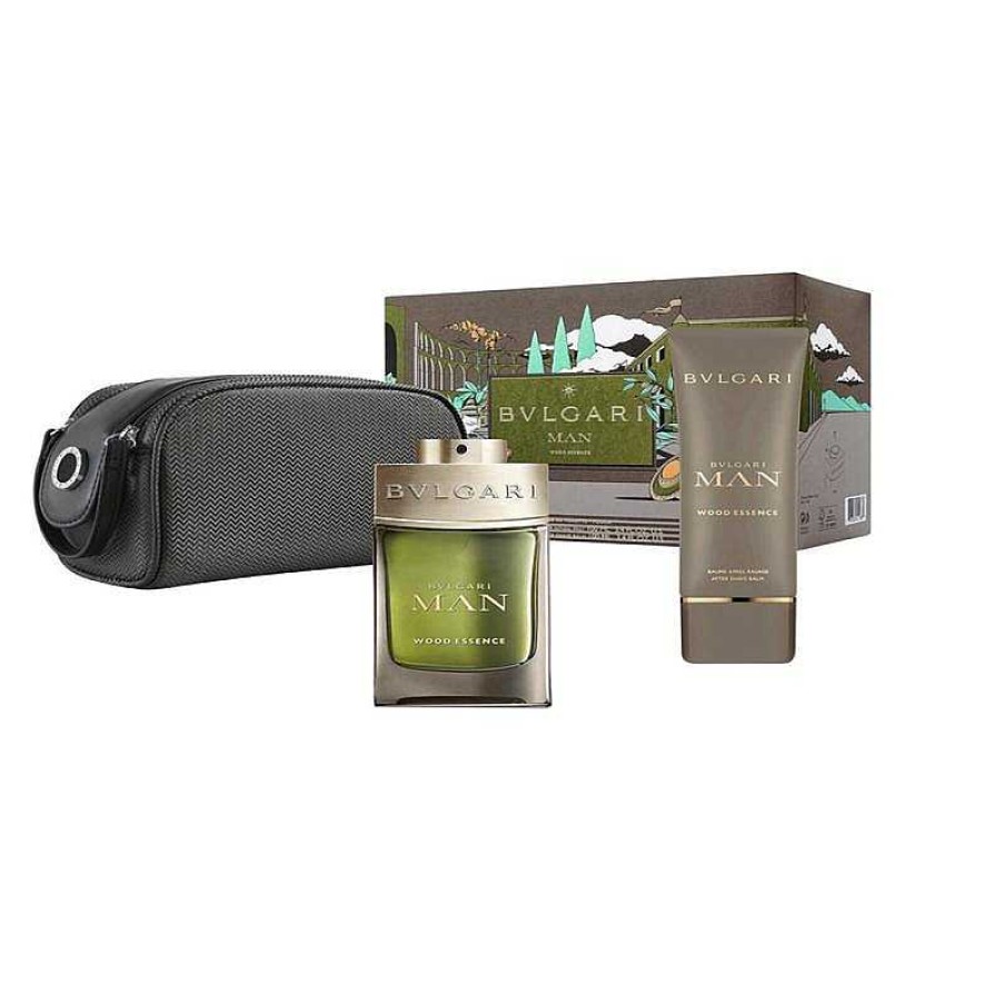 Perfumes Para Hombres Bvlgari | Bvlgari Man Wood Esse Eau De Parfum Kit 100Ml