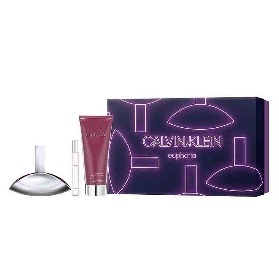 Perfumes Para Mujeres Calvin Klein | Kit Calvin Klein Euphoria (3 Piezas)