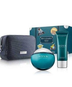 Perfumes Para Hombres Bvlgari | Kit Bvlgari Aqva Pour Homme (3 Piezas)