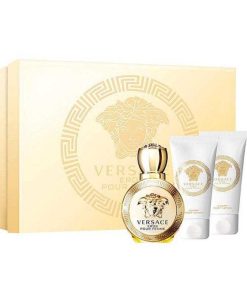 Perfumes Para Mujeres VERSACE | Kit Versace Eros Pour Femme Luxury Edition (3 Piezas)