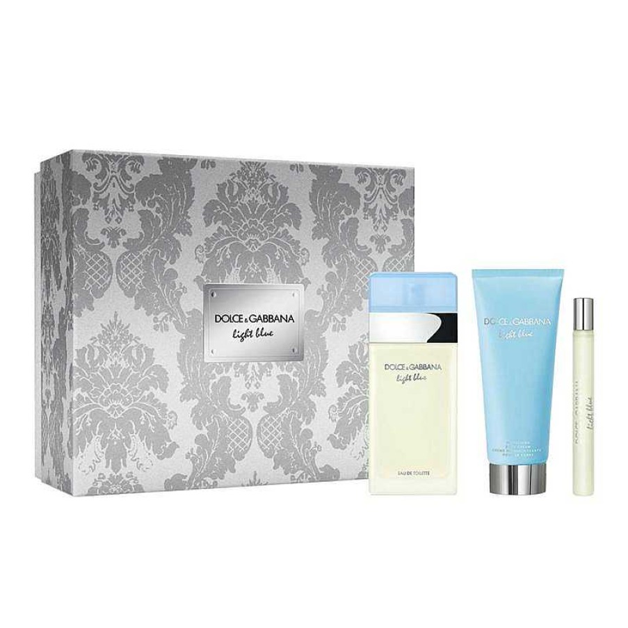 Perfumes Para Mujeres DOLCE & GABBANA | Dolce & Amp; Coffret Azul Claro Gabbana (3 Piezas)