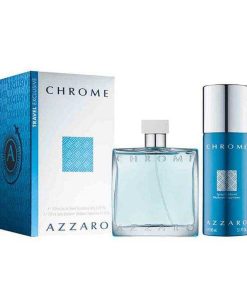 Perfumes Para Hombres Azzaro | Azzaro Chrome Eau De Toilette Kit (2 Piezas)