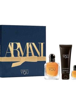 Perfumes Para Hombres GIORGIO ARMANI | Kit Giorgio Armani Stronger With You (3 Piezas)