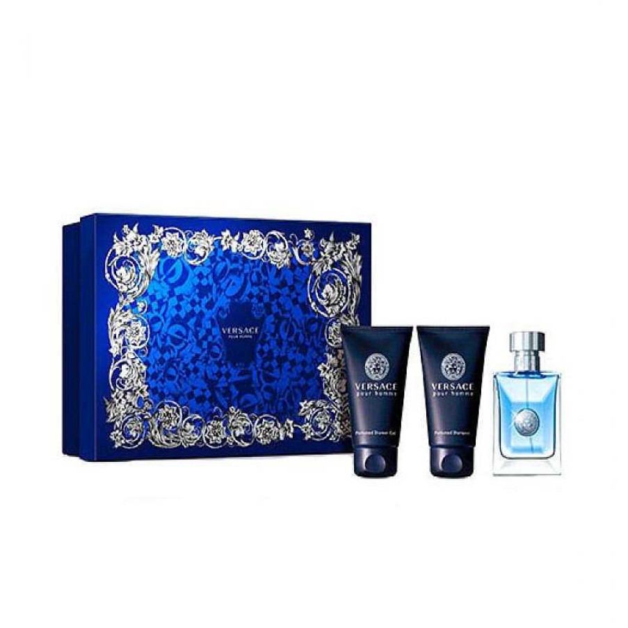 Perfumes Para Hombres VERSACE | Versace Pour Homme Kit 50Ml (3 Piezas)