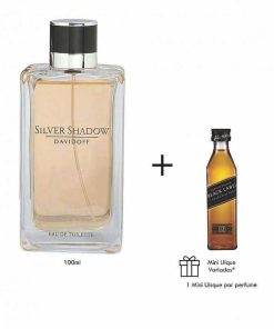 Perfumes Para Hombres DAVIDOFF | Davidoff Silver Shadow 100 + Whisky En Miniatura