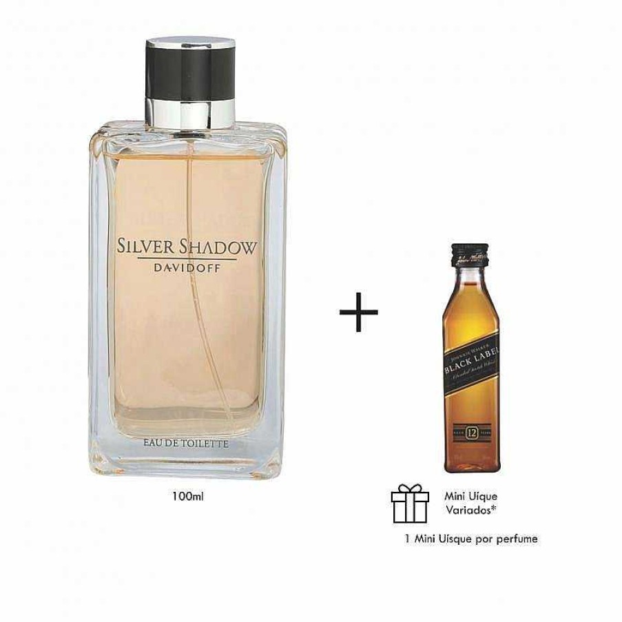 Perfumes Para Hombres DAVIDOFF | Davidoff Silver Shadow 100 + Whisky En Miniatura