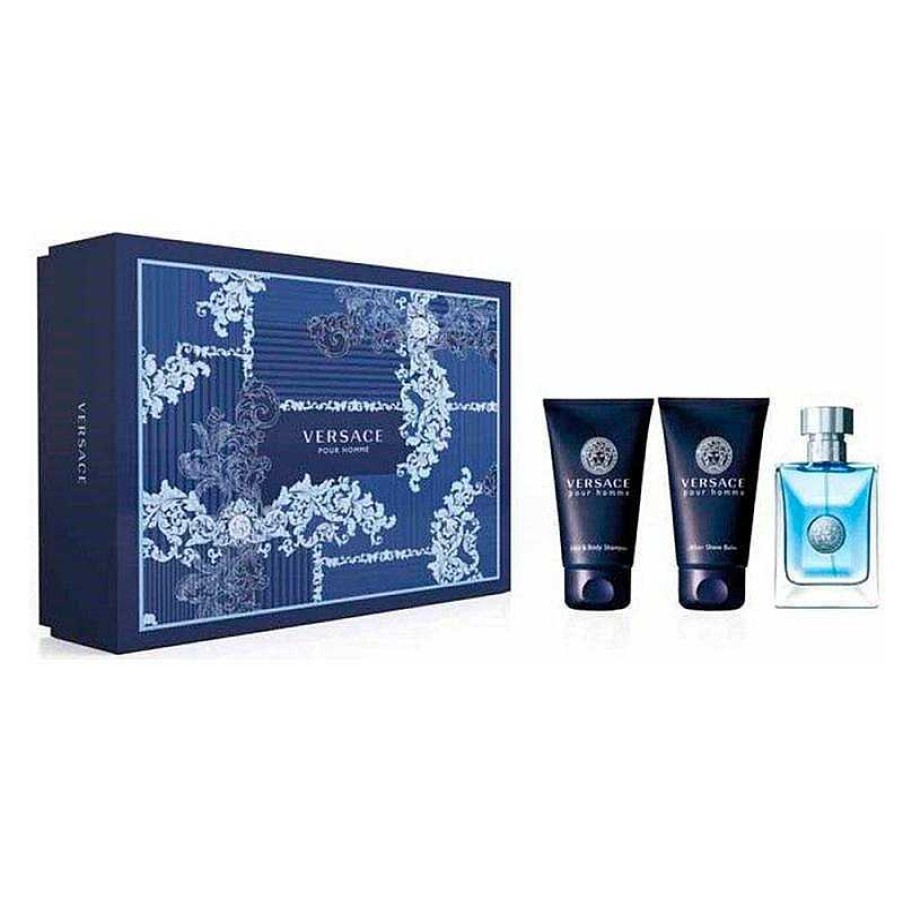 Perfumes Para Hombres VERSACE | Kit Versace Pour Homme (3 Piezas)