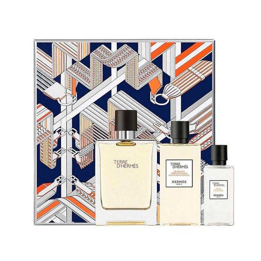 Perfumes Para Hombres HERMÈS | Kit Hermes Terre D'Hermes (3 Piezas)