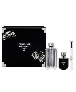 Perfumes Para Hombres PRADA | Eau De Toilette Prada Kit L 'Homme (3 Piezas)