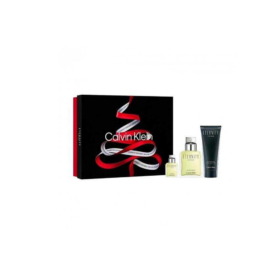 Perfumes Para Hombres Calvin Klein | Calvin Klein Eternity Eau De Toilette Kit 100Ml