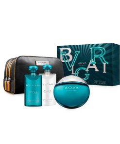 Perfumes Para Hombres Bvlgari | Kit Bvlgari Aqva Pour Homme (4 Piezas)