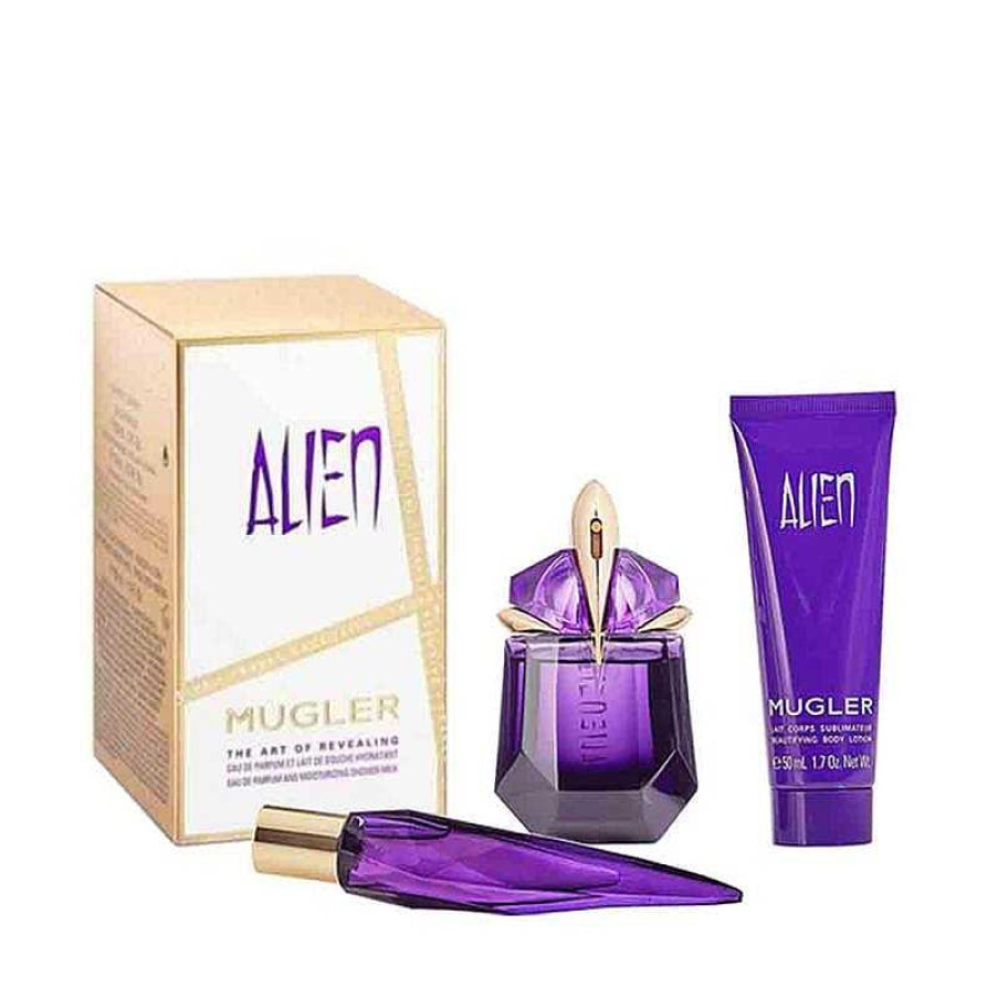 Perfumes Para Mujeres MUGLER | Kit Alien Mugler (3 Piezas)