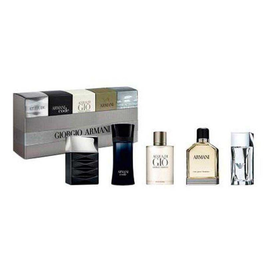 Perfumes Para Hombres GIORGIO ARMANI | Kit De Coleccion En Miniatura Para Hombre Giorgio Armani (5 Piezas)