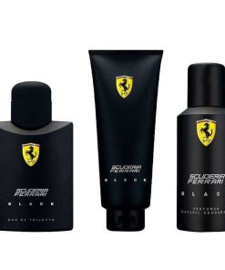 Perfumes Para Hombres FERRARI | Kit Negro Ferrari Scuderia (3 Piezas)