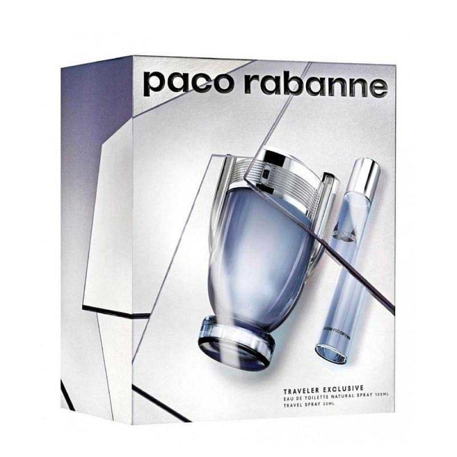 Perfumes Para Hombres PACO RABANNE | Kit De Eau De Toilette Paco Rabanne Invictus (2 Piezas)