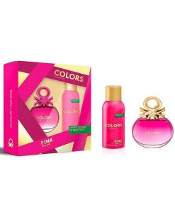 Perfumes Para Mujeres UNITED COLORS OF BENETTON | Benetton Colors Pink Eau De Toilette Kit 80Ml