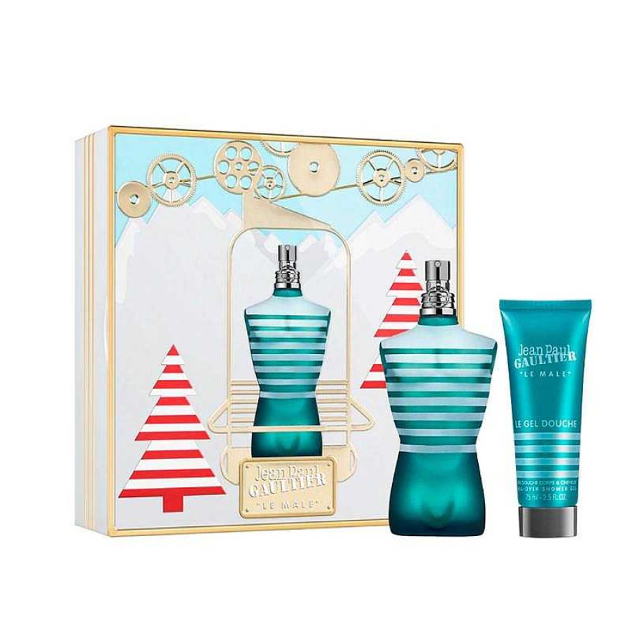 Perfumes Para Hombres JEAN PAUL GAULTIER | Jean Paul Gaultier Le Male Christmas Edition Kit (2 Piezas)