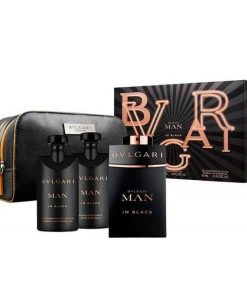 Perfumes Para Hombres Bvlgari | Kit Eau De Parfum Bvlgari Man In Black (4 Piezas)