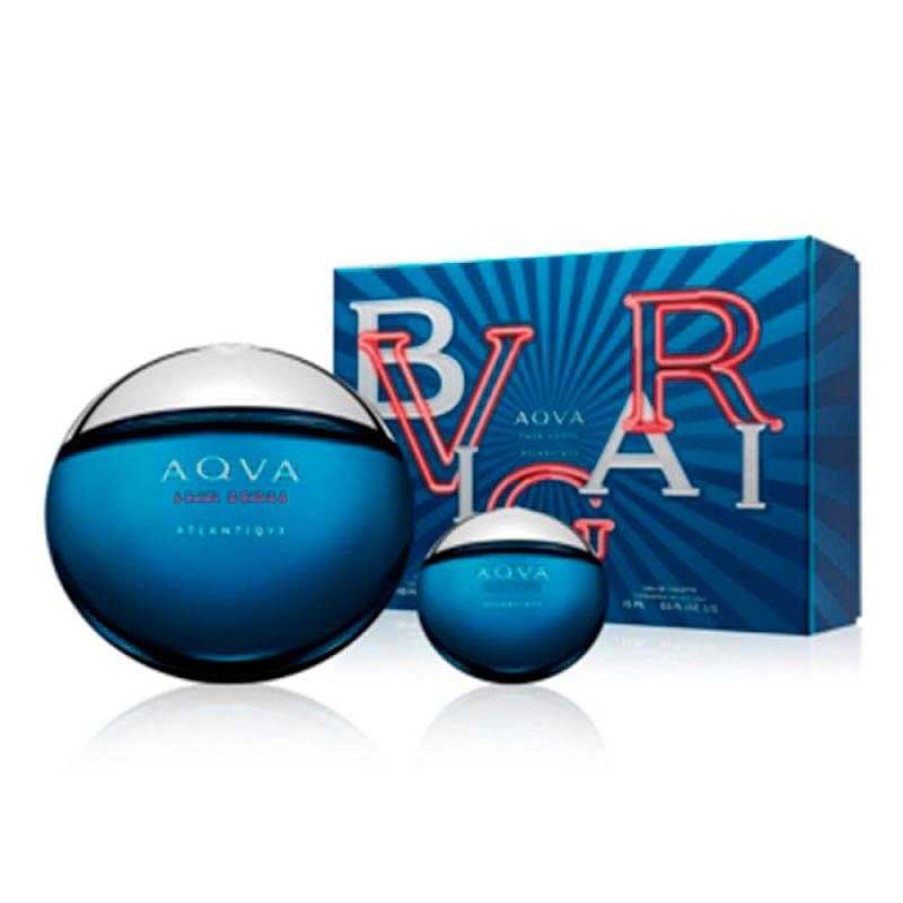 Perfumes Para Hombres Bvlgari | Bvlgari Aqva Pour Homme Atlantiqve Kit (2 Piezas)