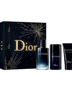 Perfumes Para Hombres DIOR | Kit Eau De Toilette Dior Sauvage (3 Piezas)