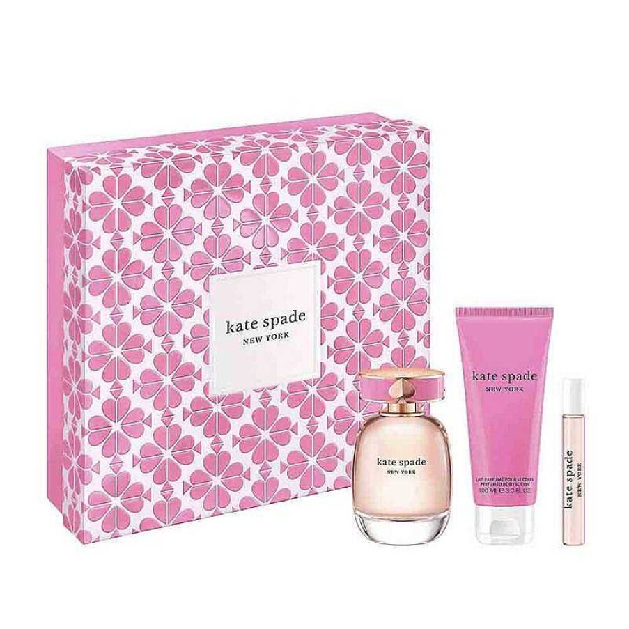 Perfumes Para Mujeres Kate Spade | Kate Spade New York Eau De Parfum Kit (3 Piezas)