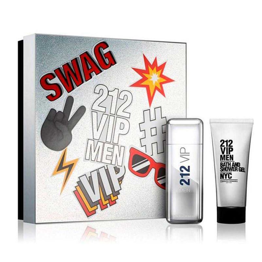 Perfumes Para Hombres CAROLINA HERRERA | Carolina Herrera 212 Vip Men Swag Edition Kit (2 Piezas)