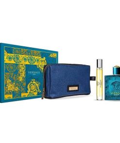 Perfumes Para Hombres VERSACE | Kit Versace Eros (3 Piezas)