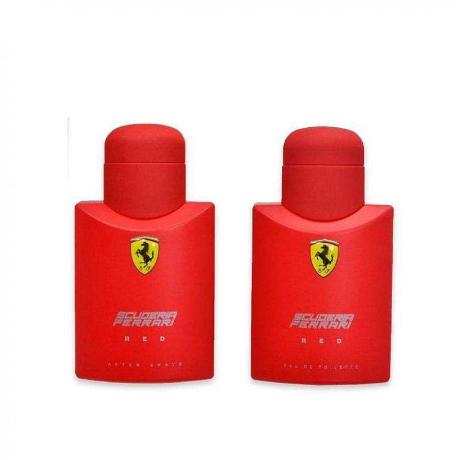 Perfumes Para Hombres Fraganza VIP | Kit Ferrari Scuderia Rojo (2 Piezas)