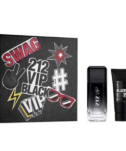 Perfumes Para Hombres CAROLINA HERRERA | Kit Carolina Herrera 212 Vip Black Swag Edition (2 Piezas)