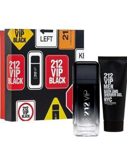 Perfumes Para Hombres CAROLINA HERRERA | Kit Carolina Herrera 212 Vip Negro (2 Piezas)