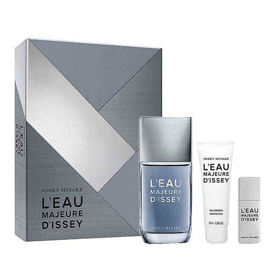 Perfumes Para Hombres ISSEY MIYAKE | Kit Issey Miyake Conjunto L'Eau D'Issey Majeure Hombre (3 Piezas)