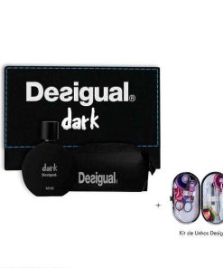 Perfumes Para Hombres DESIGUAL | Desigual Dark Kit (2 Piezas) + Regalo