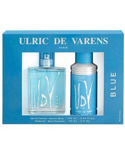 Perfumes Para Hombres ULRIC DE VARENS | Kit De Eau De Toilette Ulric Varens Blue Men (2 Piezas)