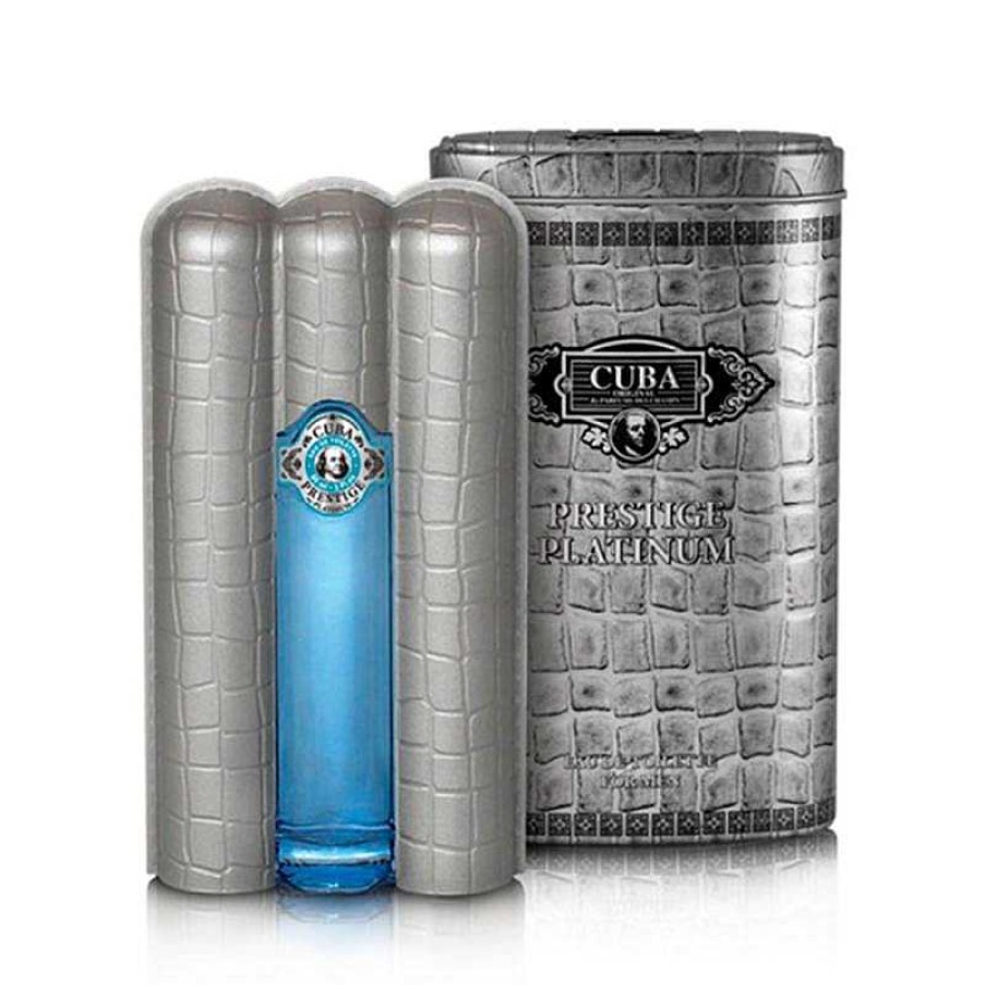 Perfumes Para Hombres CUBA | Cuba Prestige Platinum Hombre 90Ml