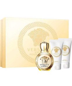 Perfumes Para Mujeres VERSACE | Versace Eros Pour Femme Eau De Toilette Kit (3 Piezas)