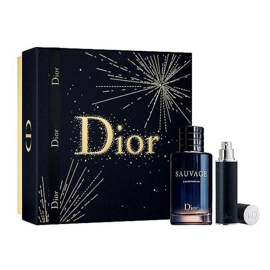 Perfumes Para Hombres DIOR | Kit Eau De Parfum Dior Sauvage (2 Piezas)