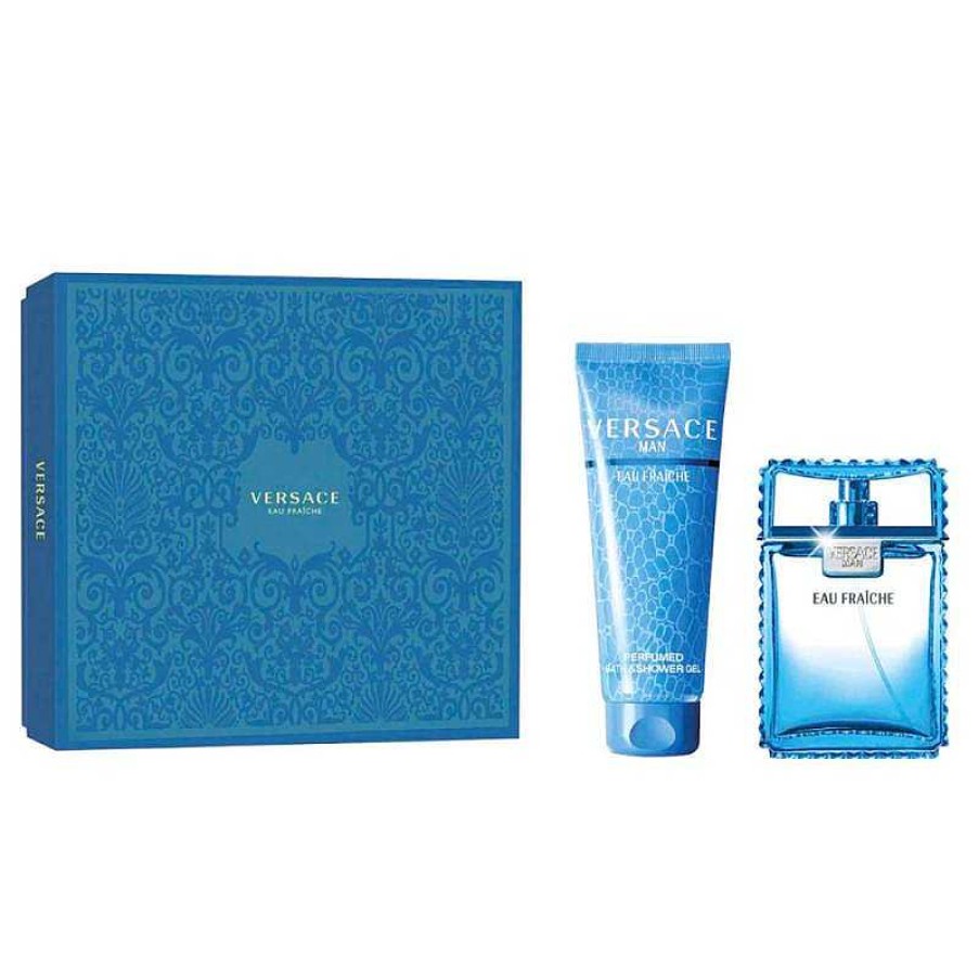 Perfumes Para Hombres VERSACE | Kit Versace Man Eau Fraiche (2 Piezas)