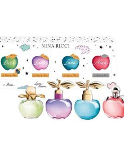 Perfumes Para Mujeres Fraganza VIP | Nina Ricci Traveler Kit De Miniaturas Exclusivo (4 Piezas)