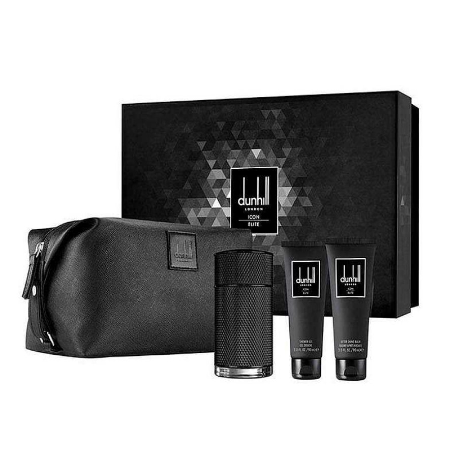 Perfumes Para Hombres DUNHILL | Dunau Icon Elite Eau De Parfum Kit (4 Piezas)